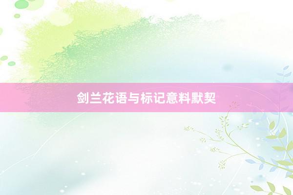 剑兰花语与标记意料默契